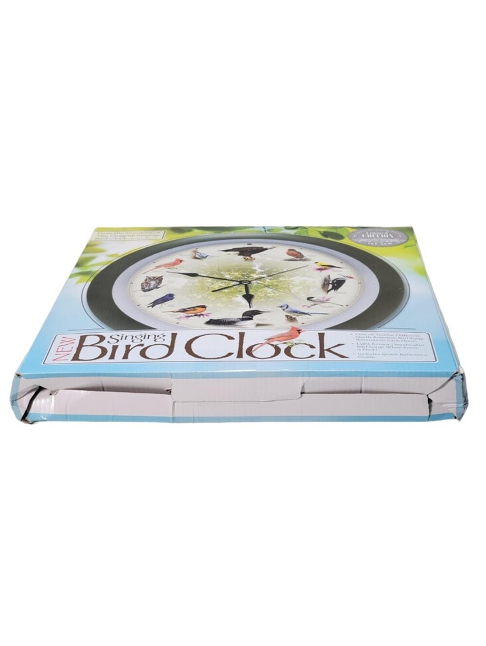 13 Inch Bird Song Wall Clock - Limited 20th Anniversary Model, Auto Dimmable - Picture 10 of 11